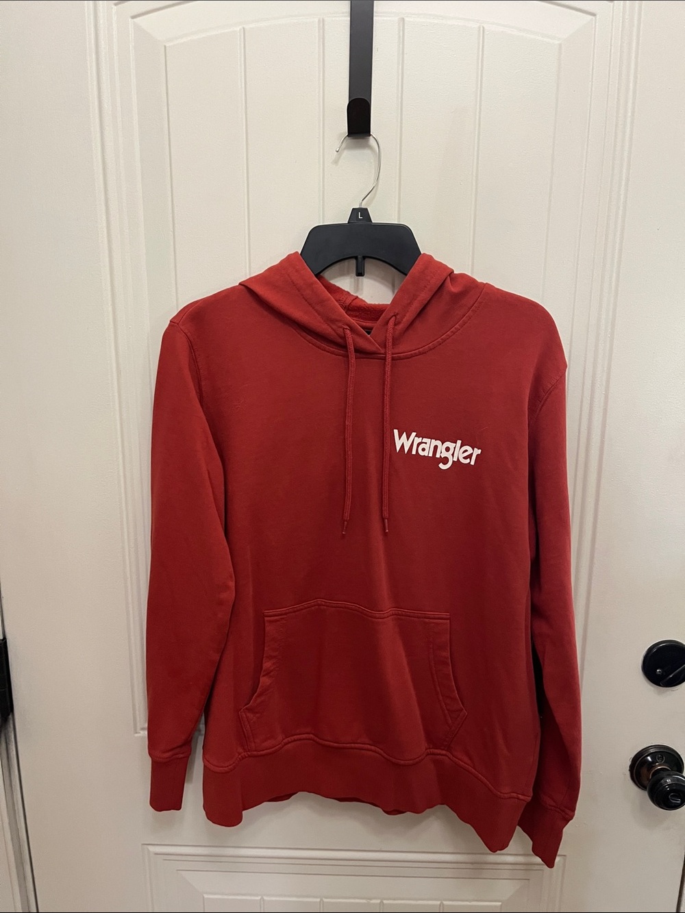 Wrangler womens Brick Red Hooded Sweatshirt